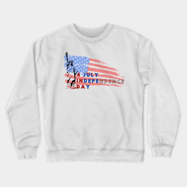 4 july independence day Crewneck Sweatshirt by Aymen designer 